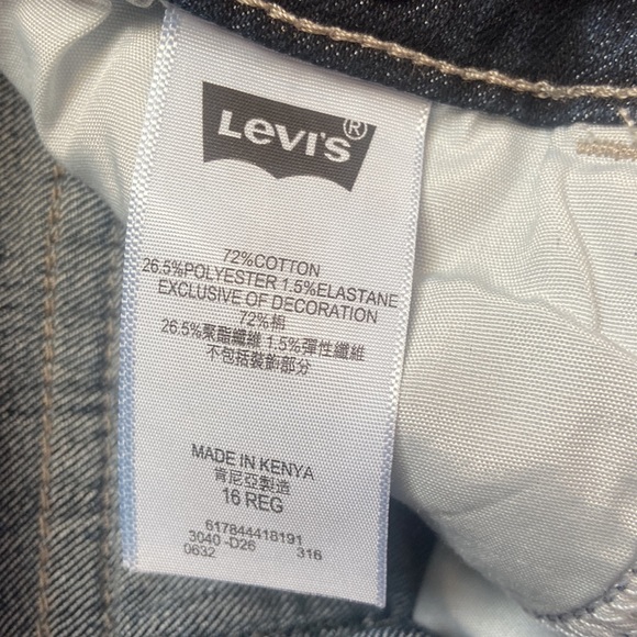 Levi’s 715 Bootcut Jean Girls’s Size 16 Regular/Women’s Size 26 - Picture 10 of 10